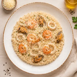 Ризотто с морепродуктами